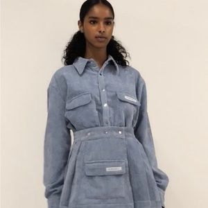 My mum made it! Button down skirt and top set!